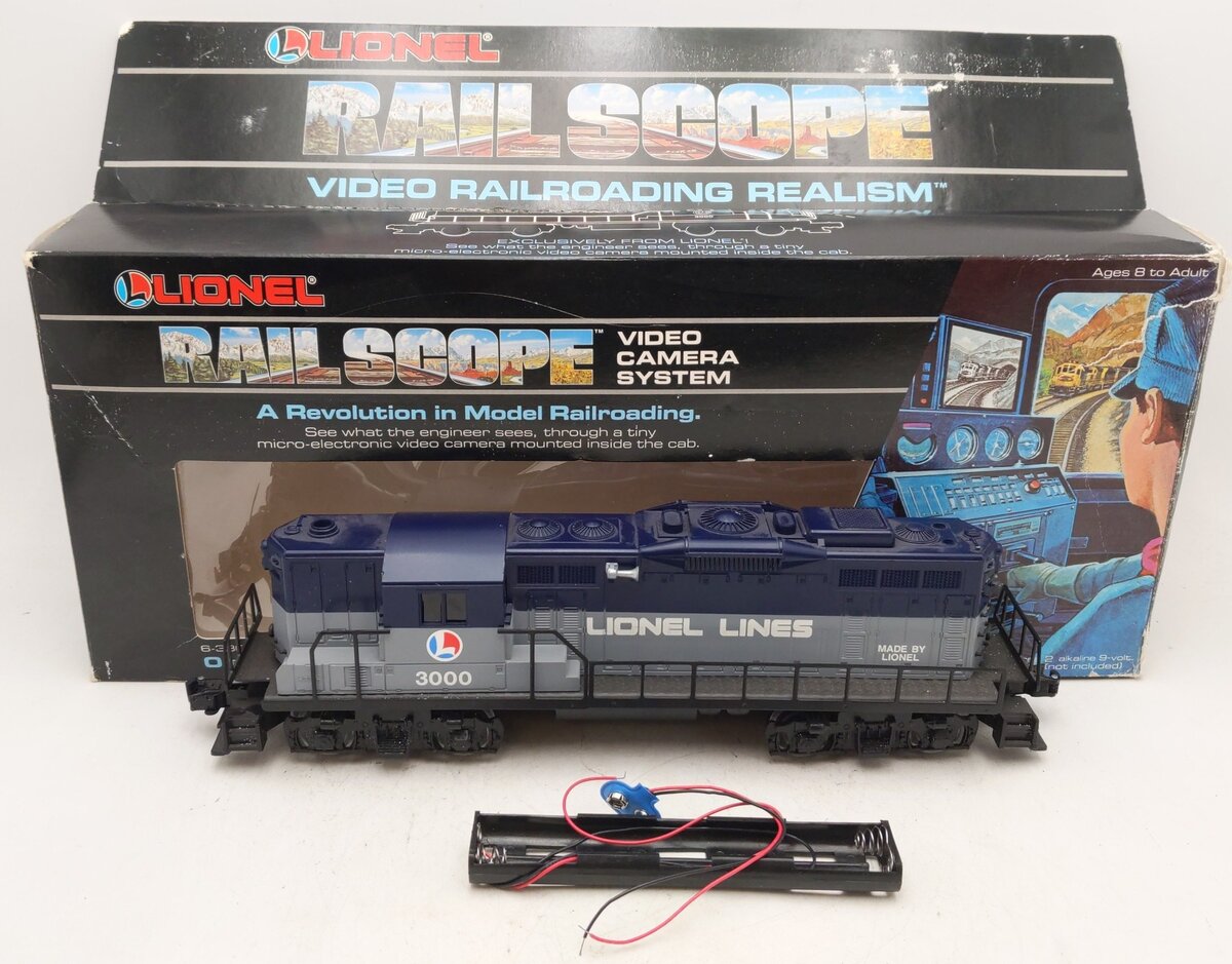 Lionel 6-33000 O Gauge Railscope Lionel Lines GP-9 Diesel Locomotive #3000 EX/Box