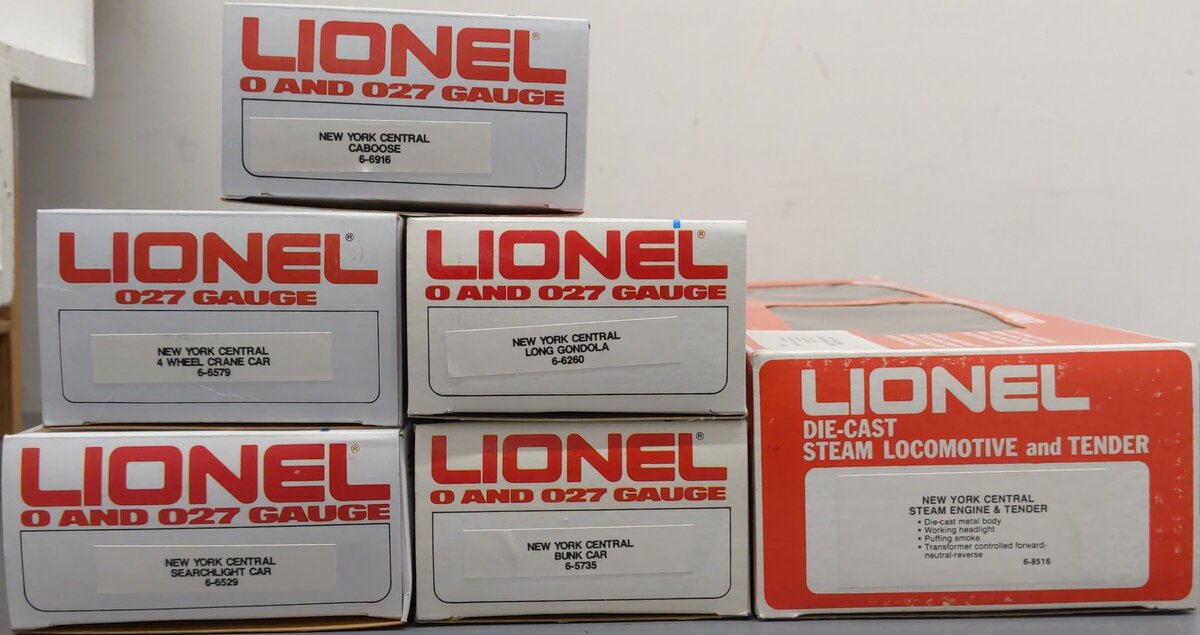 Lionel 6-1502 Lionel  O Gauge NYC Yard Chief Steam Freight Train Set EX/Box