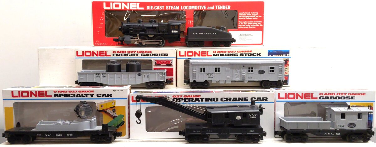 Lionel 6-1502 Lionel  O Gauge NYC Yard Chief Steam Freight Train Set EX/Box