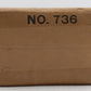 Lionel 736 Vintage O 2-8-4 Berkshire Steam Locomotive VG/Box