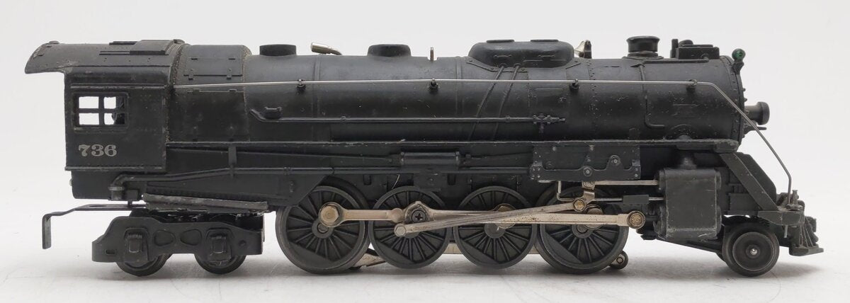 Lionel 736 Vintage O 2-8-4 Berkshire Steam Locomotive VG/Box