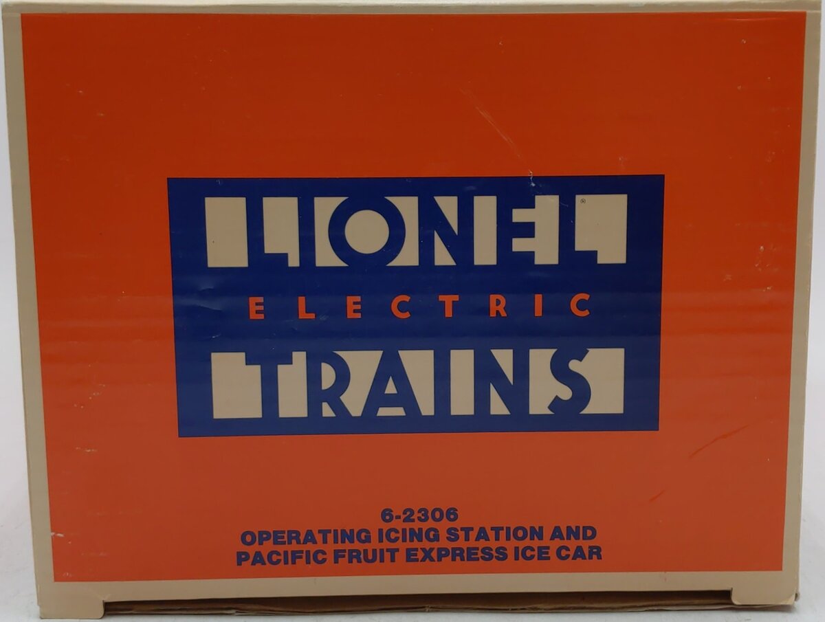 Lionel 6-2306 O Gauge Operating Icing Station w/ PFE Ice Car #6700 EX/Box