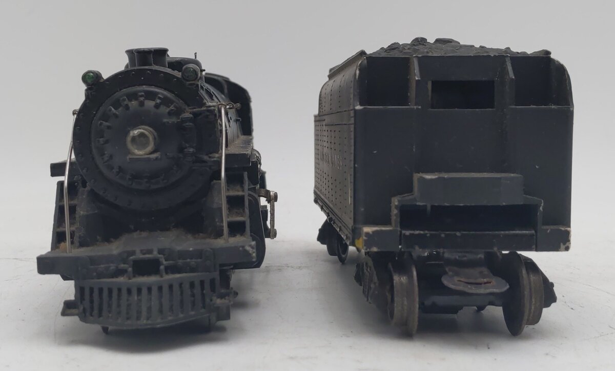 Lionel 1666 Vintage O 2-6-2 Die-Cast Steam Locomotive & Tender VG