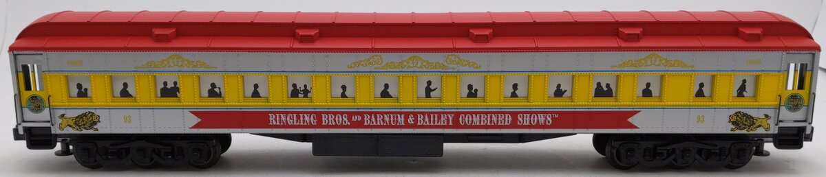 K-Line K83-0093 O Gauge Ringling Bros 18" Heavyweight Coach Car #93 EX/Box