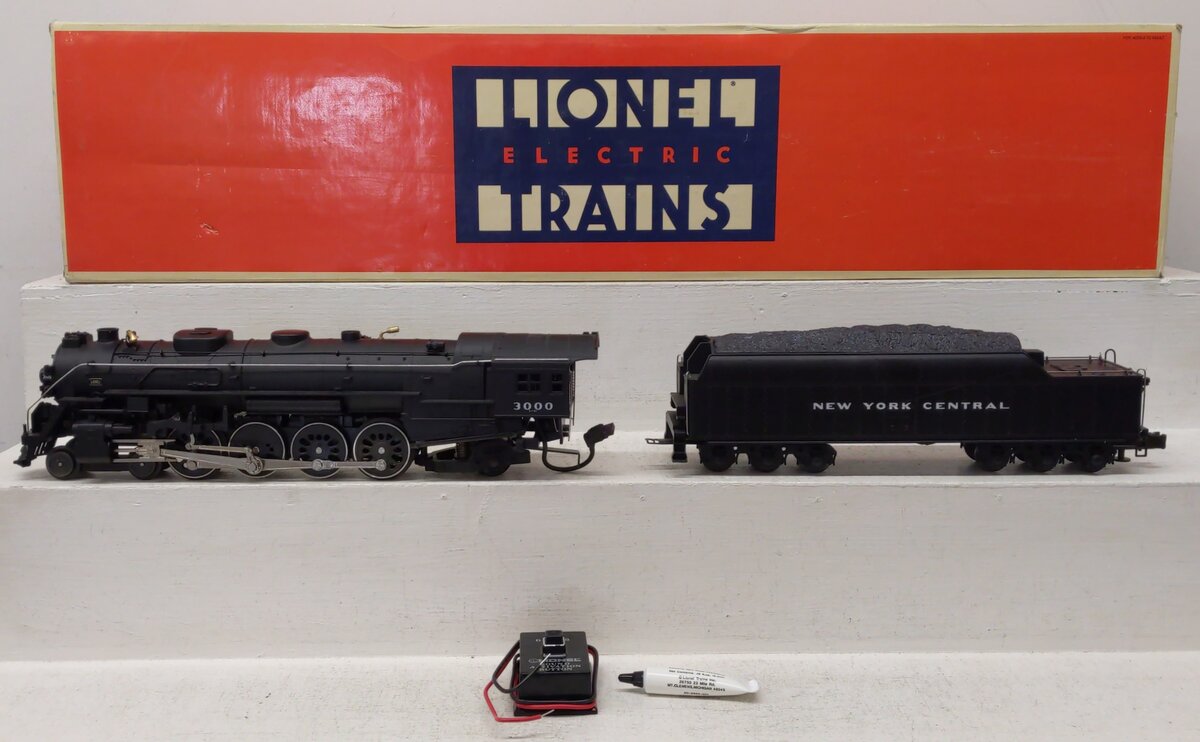 Lionel 6-18009 O Gauge NYC Mohawk 4-8-2 L-3 Steam Locomotive & Tender #3000 EX/Box