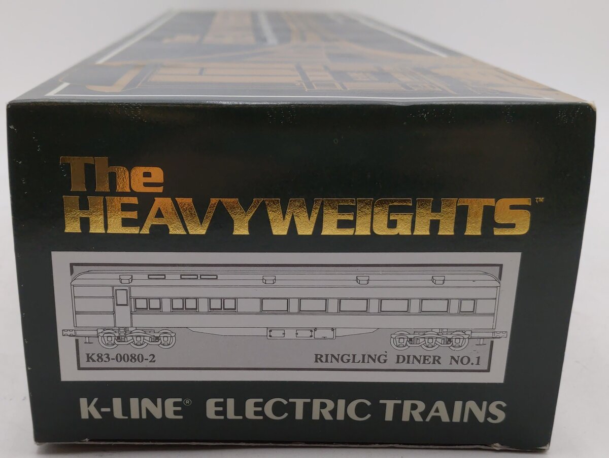 K-Line K83-0080-2 O Gauge Ringling Brothers Circus 18" Diner Car #80 EX/Box