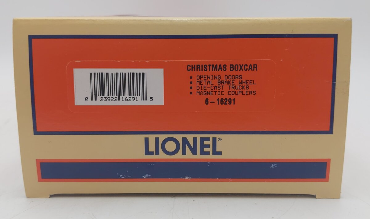 Lionel 6-16291 O Gauge 1998 Christmas Boxcar #9700 EX/Box