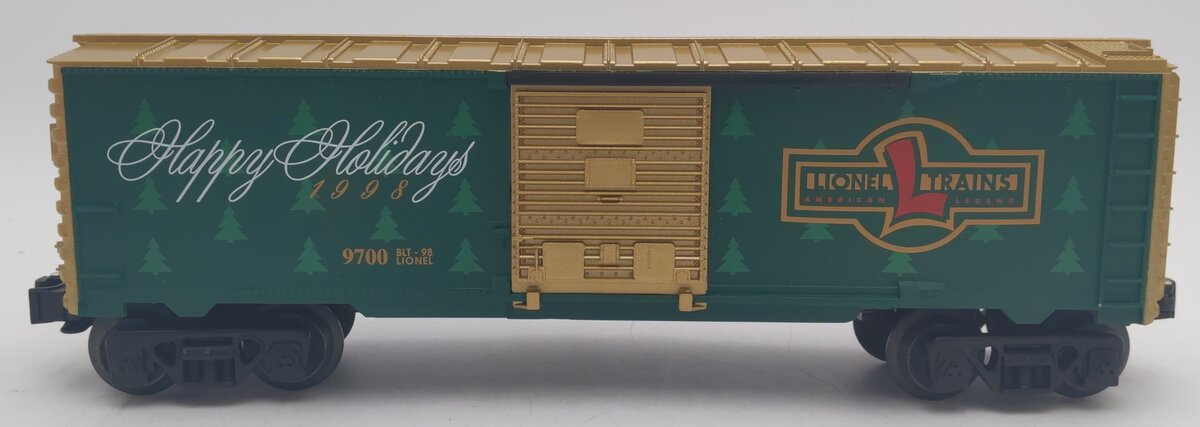 Lionel 6-16291 O Gauge 1998 Christmas Boxcar #9700 EX/Box