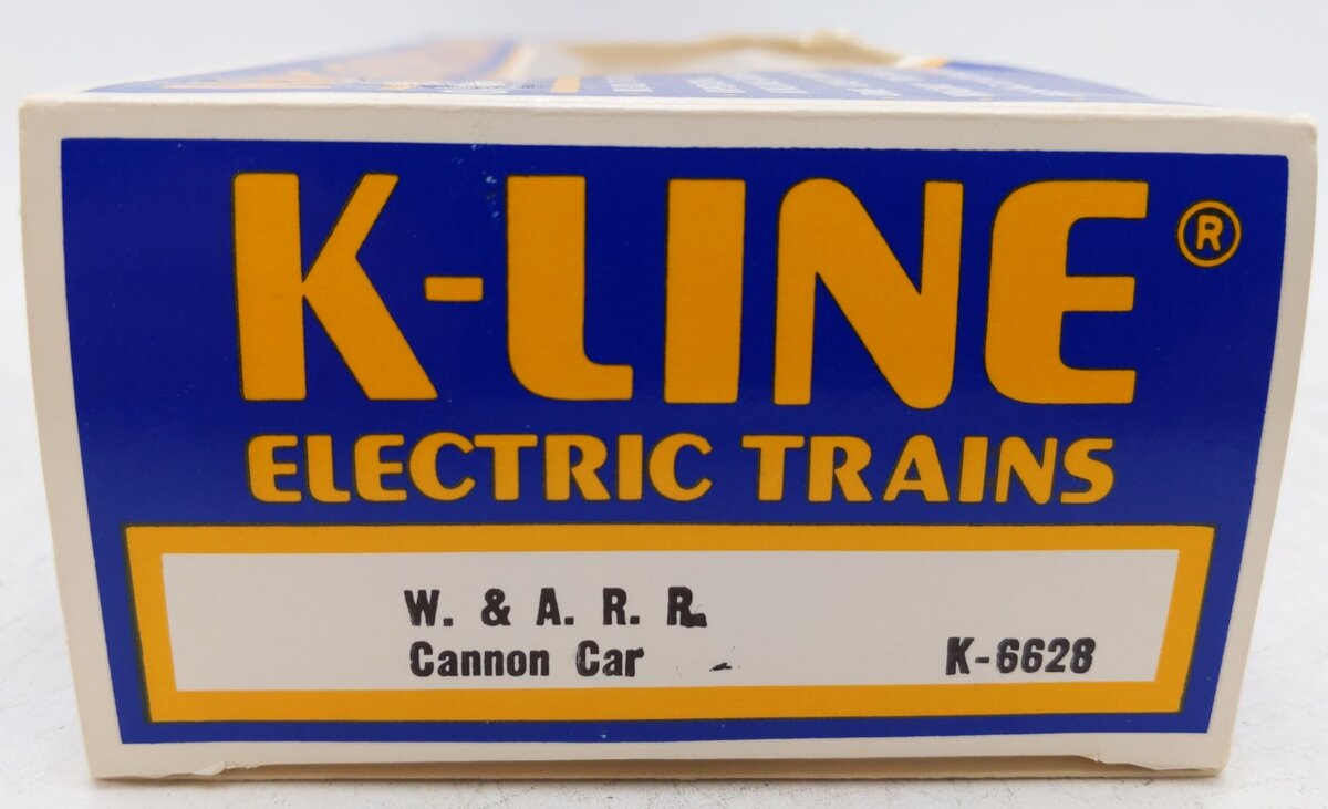 K-Line K6628 O Gauge Western & Atlantic Railroad Cannon Car EX/Box