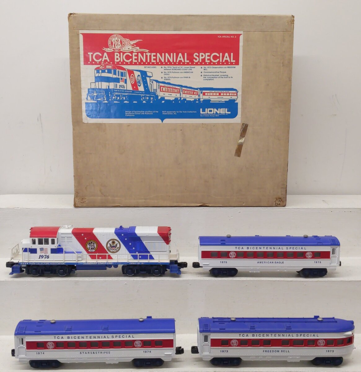 Lionel 6-1976 O Gauge TCA Bicentennial Train Set EX/Box