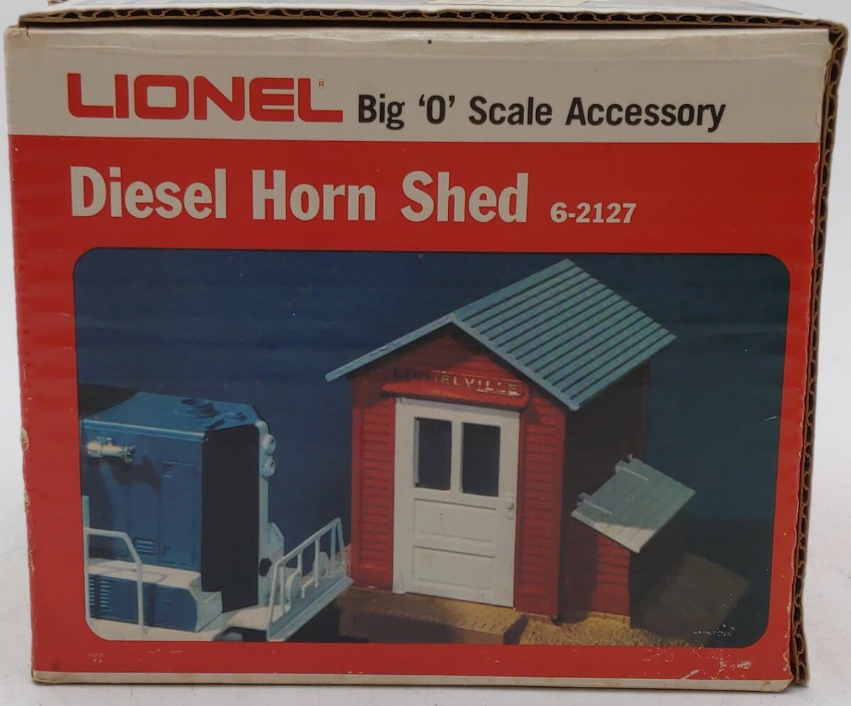 Lionel 6-2127 O Lionelville Assembled Battery Operated Diesel Horn Shed EX/Box