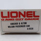 Lionel 6-9556 O Gauge Chicago & Alton "Wilson" Passenger Car EX/Box