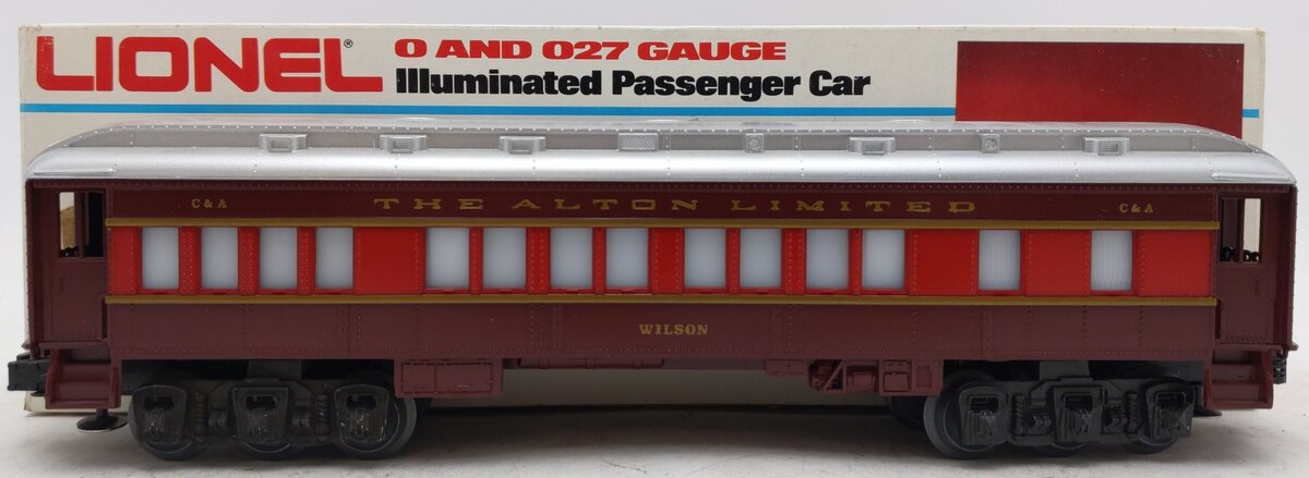 Lionel 6-9556 O Gauge Chicago & Alton "Wilson" Passenger Car EX/Box