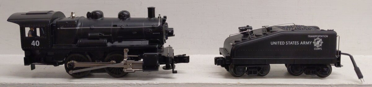 Lionel 6-28679 O Gauge Army Transportation 0-4-0 Steam Locomotive & Tender #40 EX/Box