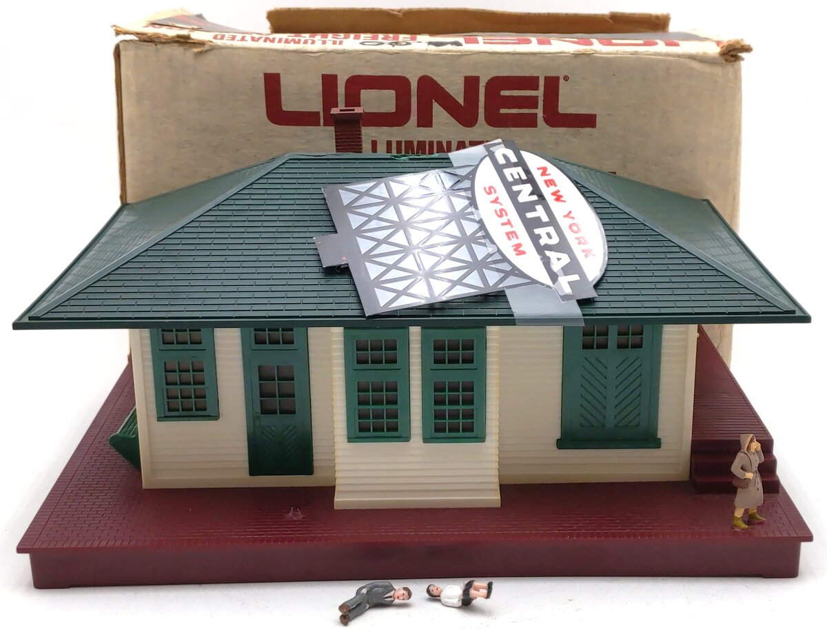 Lionel 6-2133 O Scale Illuminated Freight Station Assembled - Custom VG/Box
