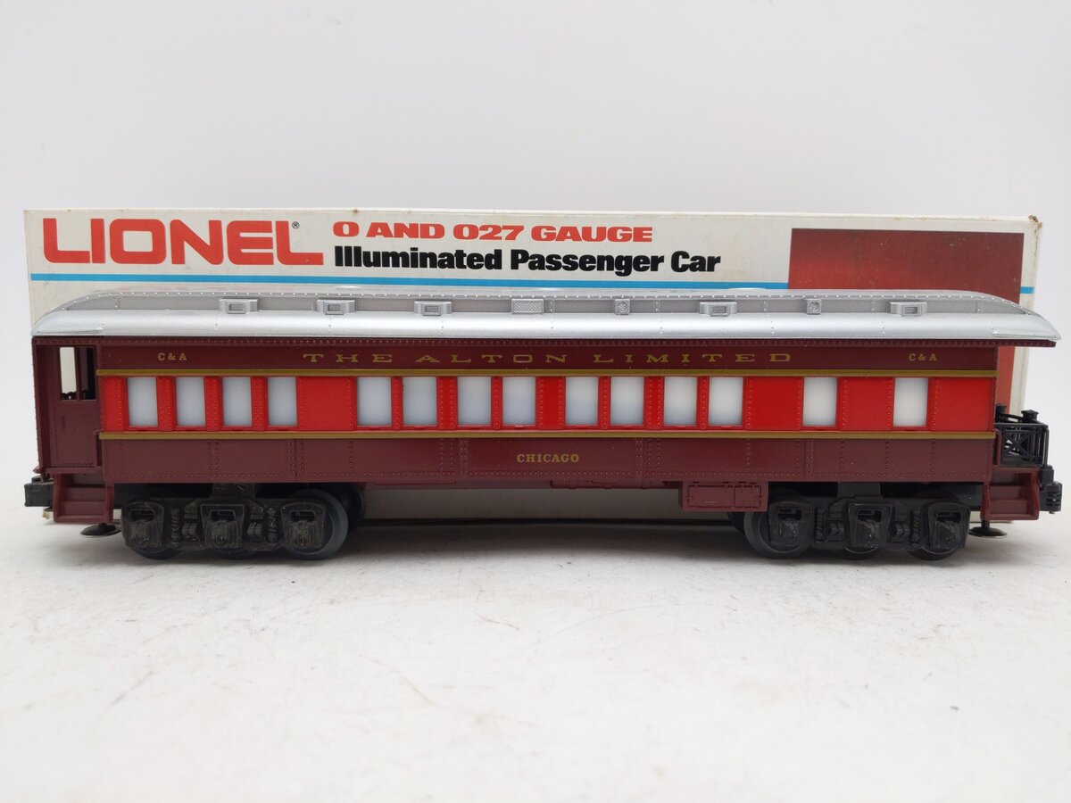 Lionel 6-9558 O Gauge Chicago & Alton "Chicago" Observation Car EX/Box