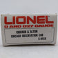 Lionel 6-9558 O Gauge Chicago & Alton "Chicago" Observation Car EX/Box