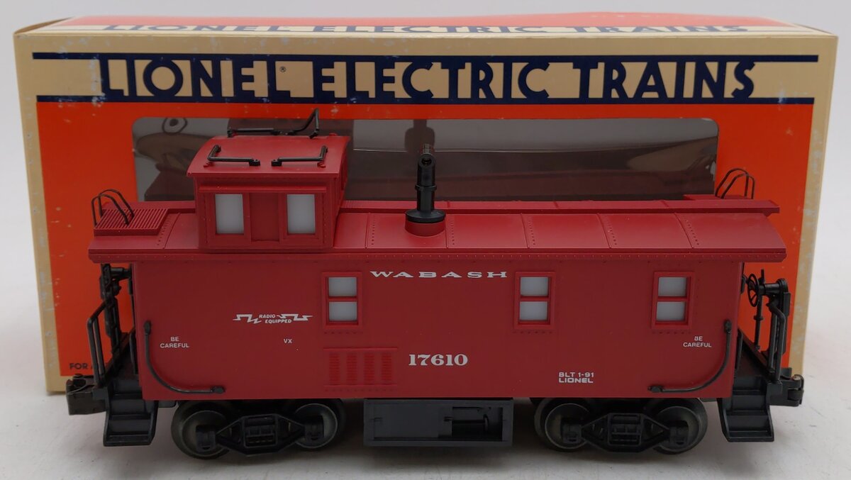Lionel 6-17610 O Gauge Wabash Steelside Smoking Caboose #17610 EX/Box