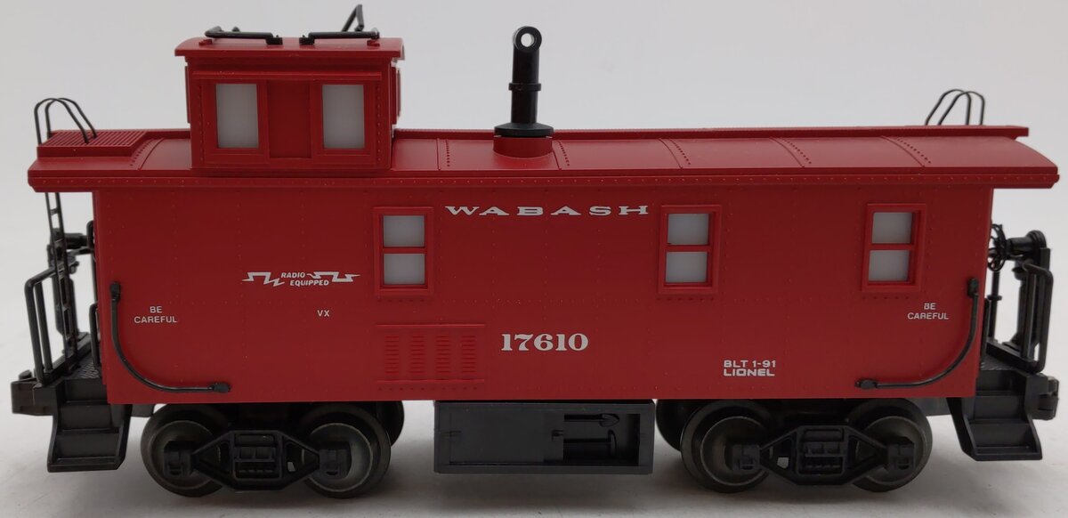Lionel 6-17610 O Gauge Wabash Steelside Smoking Caboose #17610 EX/Box
