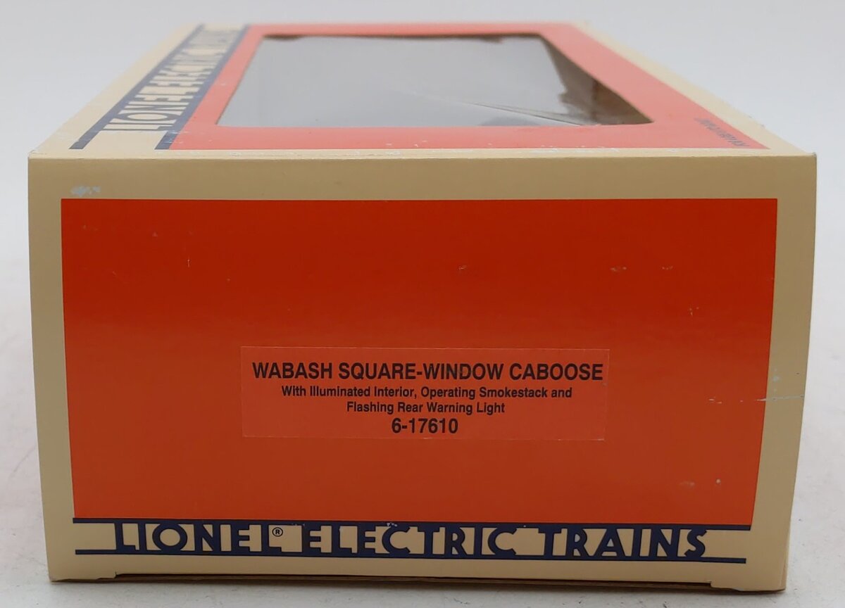 Lionel 6-17610 O Gauge Wabash Steelside Smoking Caboose #17610 EX/Box