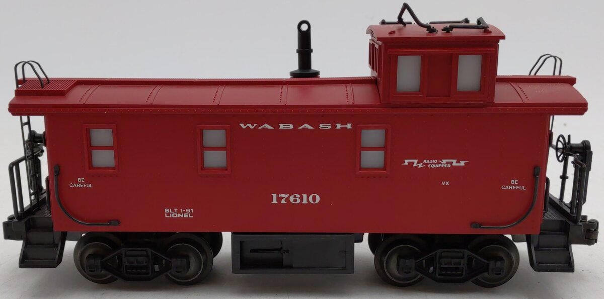 Lionel 6-17610 O Gauge Wabash Steelside Smoking Caboose #17610 EX/Box