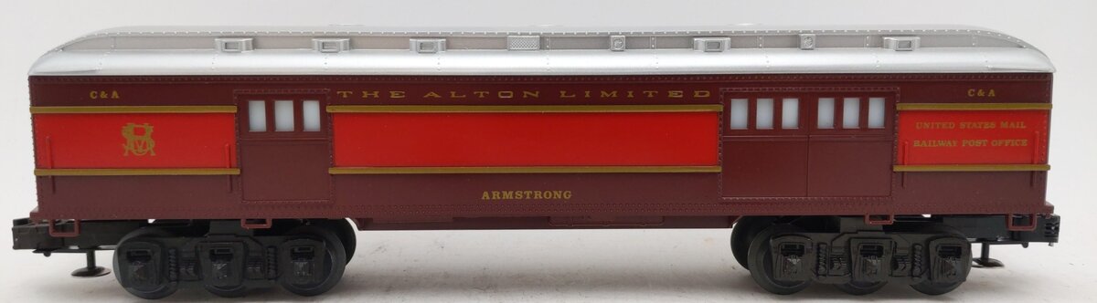 Lionel 6-9554 O Gauge Chicago & Alton "Armstrong" Baggage Car EX/Box