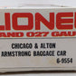 Lionel 6-9554 O Gauge Chicago & Alton "Armstrong" Baggage Car EX/Box