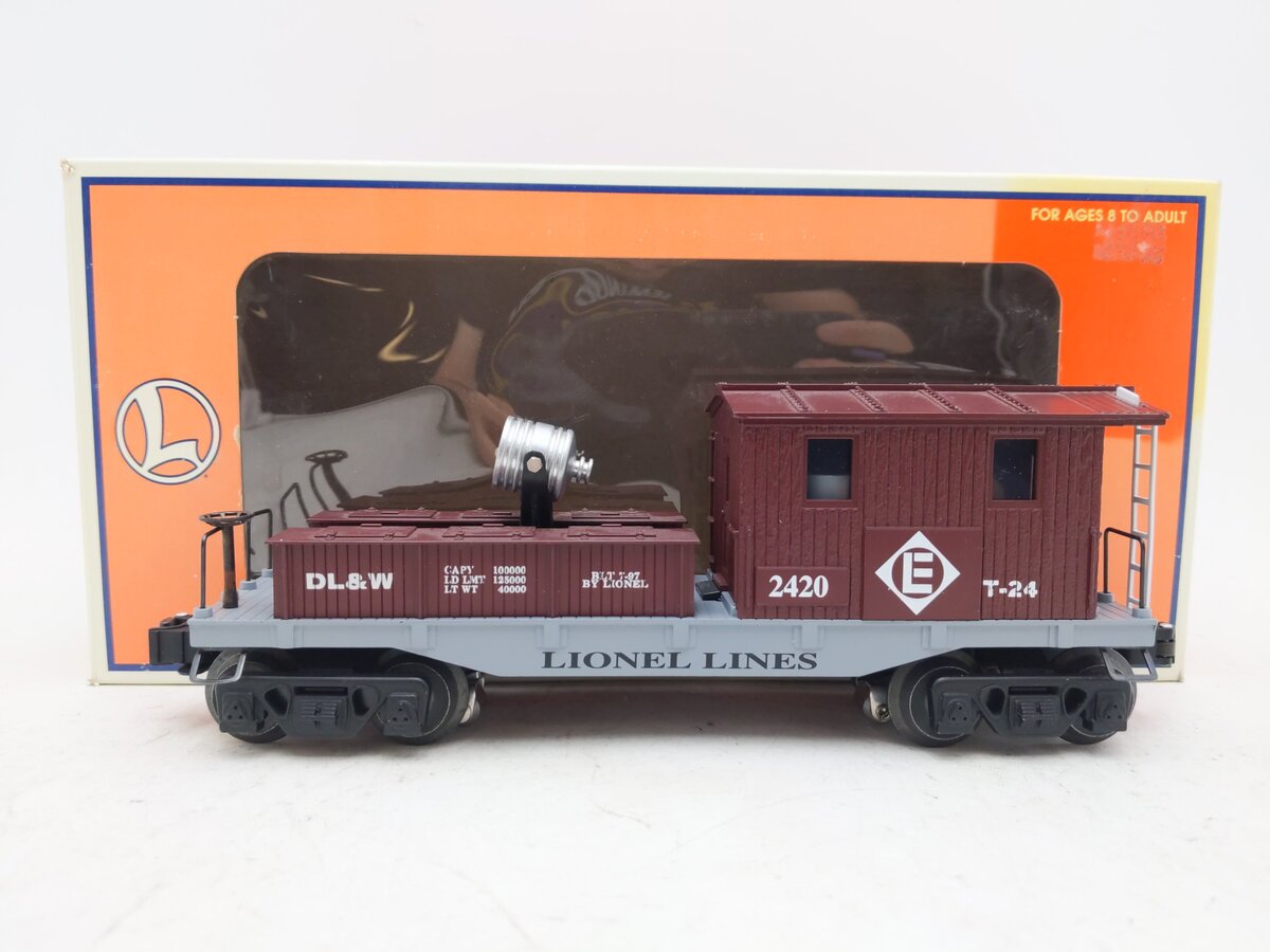 Lionel 6-19737 O Gauge Lackawanna Searchlight Caboose #2420 EX/Box