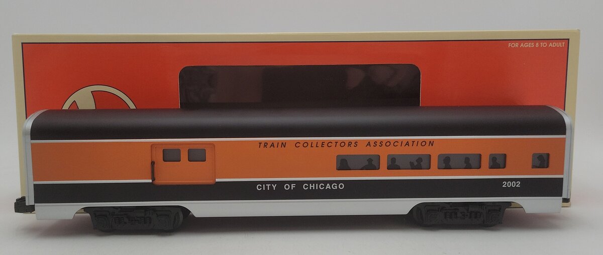 Lionel 6-52250 O Gauge TCA City of Chicago Aluminum Combination Car #2002 EX/Box