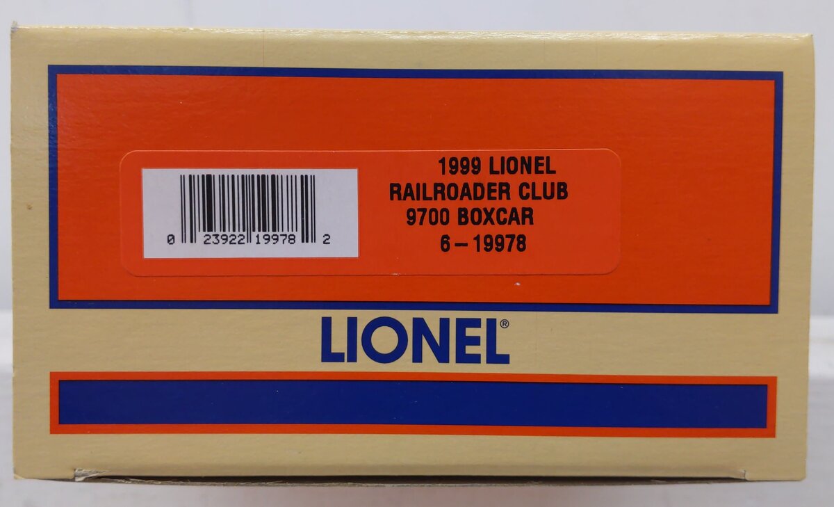 Lionel 6-19978 O Gauge Lionel RR Club Gold Member Boxcar Set LN/Box