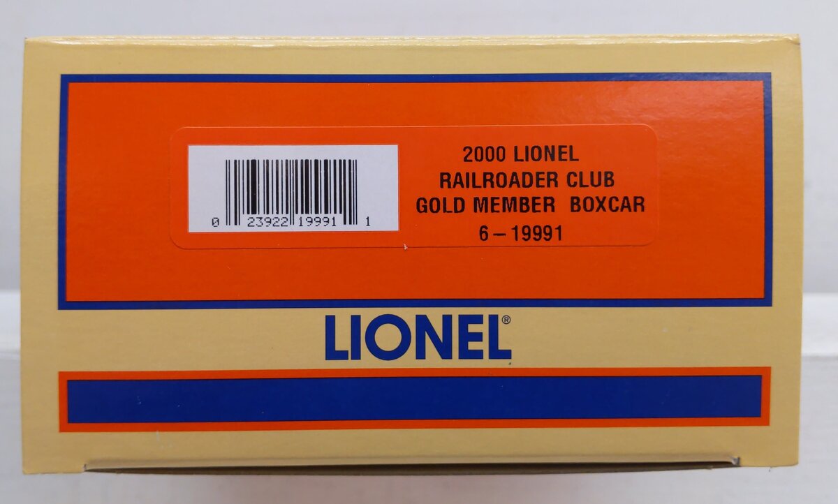 Lionel 6-19991 O Gauge LRRC Gold Member Box Car EX/Box