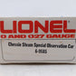 Lionel 6-9585 O Gauge Chessie Steam Special Observation Car #9585 EX/Box