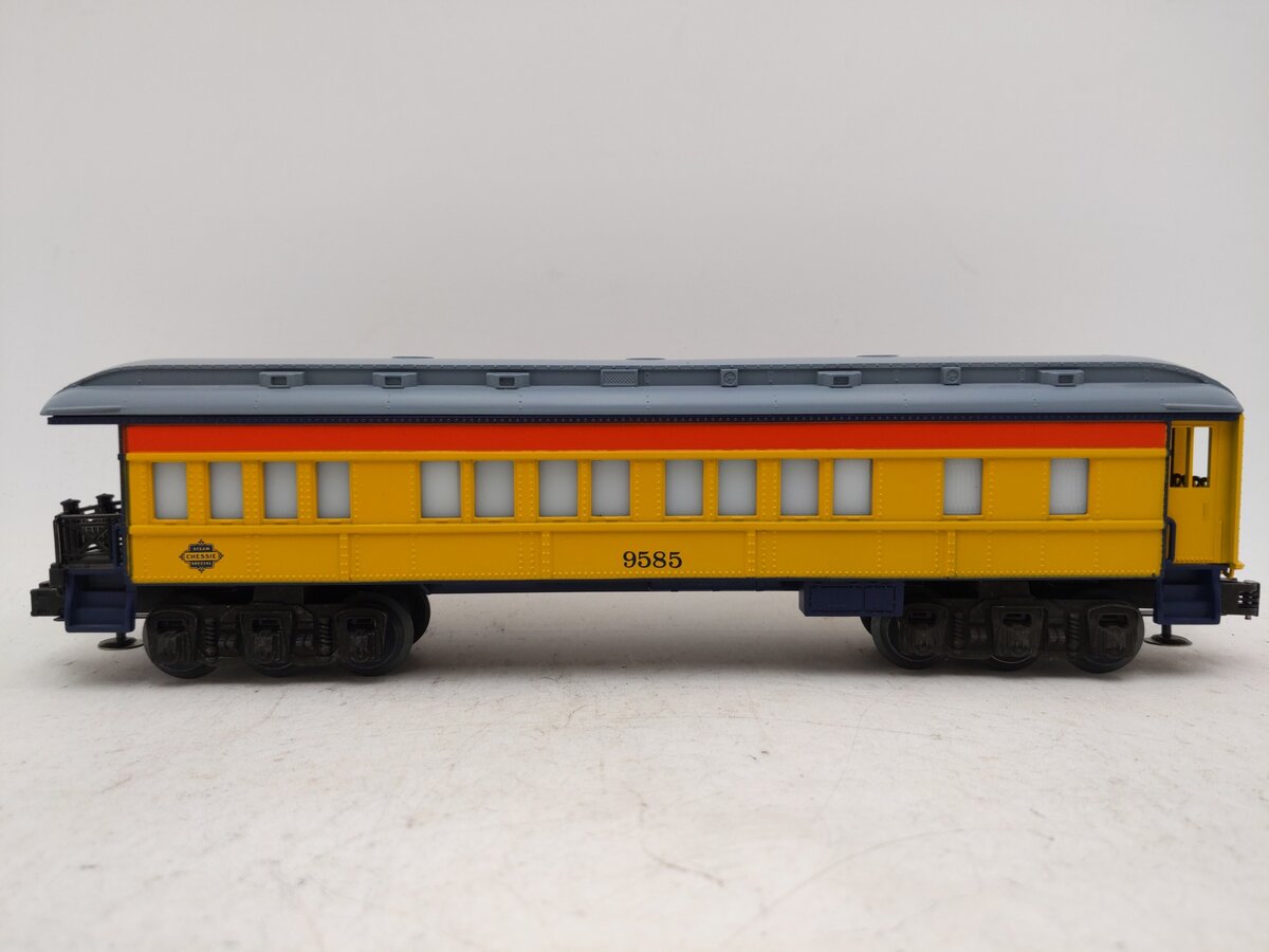 Lionel 6-9585 O Gauge Chessie Steam Special Observation Car #9585 EX/Box