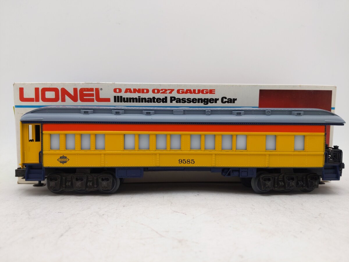 Lionel 6-9585 O Gauge Chessie Steam Special Observation Car #9585 EX/Box