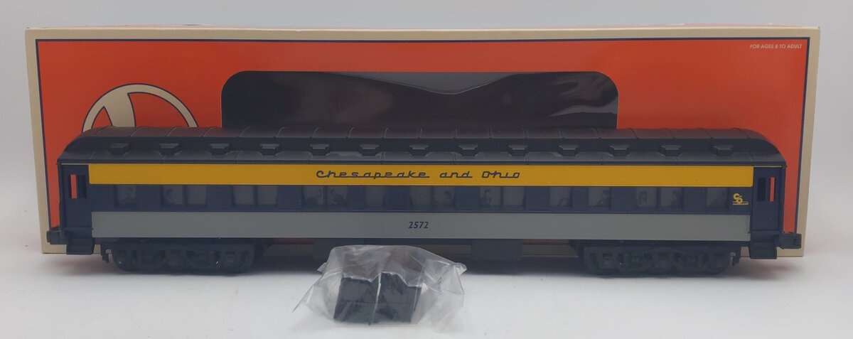 Lionel 6-19089 O Chesapeake & Ohio Heavyweight Passenger Car #2572 EX/Box