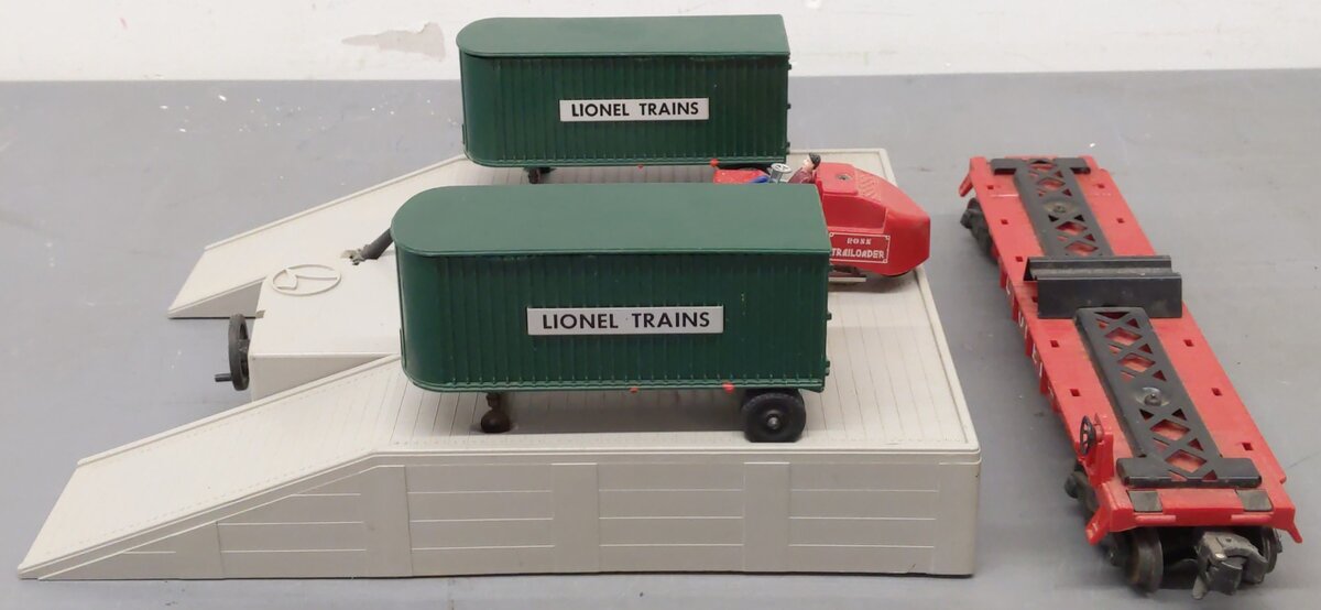 Lionel 460 Vintage O Piggyback Loader Set VG/Box