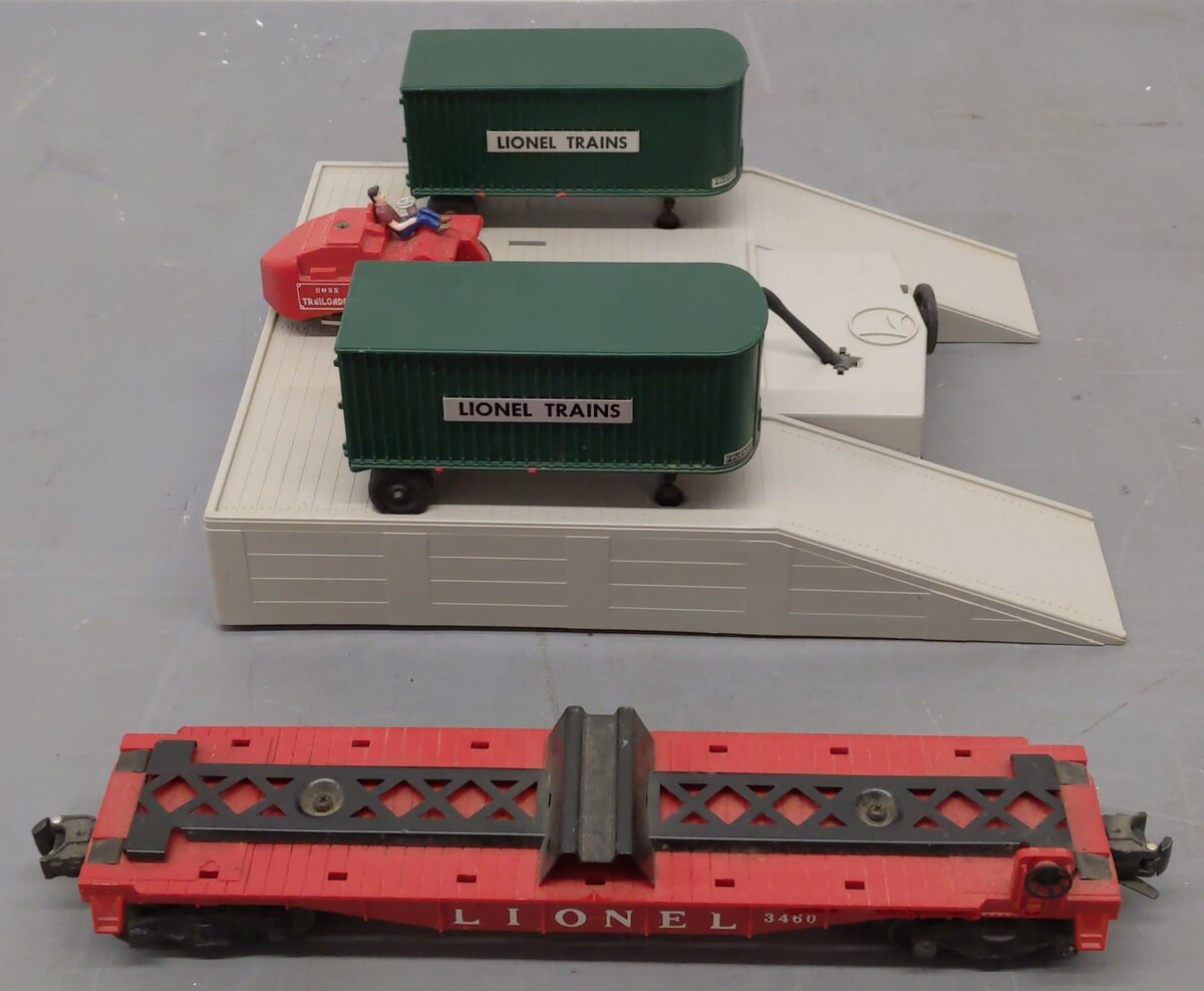 Lionel 460 Vintage O Piggyback Loader Set VG/Box