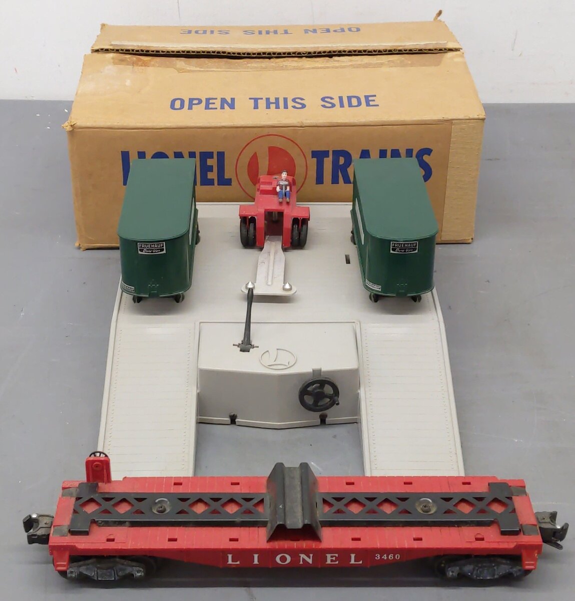 Lionel 460 Vintage O Piggyback Loader Set VG/Box