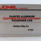 Lionel 6-7204 O Gauge Southern Pacific Daylight Aluminum Dining Car EX/Box