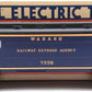 Lionel 6-7228 O Gauge Wabash Baggage Car (FF #1) EX/Box