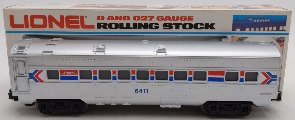 Lionel 6-6411 O Gauge Amtrak Illuminated Passenger Car #6411 EX/Box