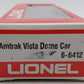 Lionel 6-6412 O Gauge Amtrak Vista Dome Passenger Car EX/Box