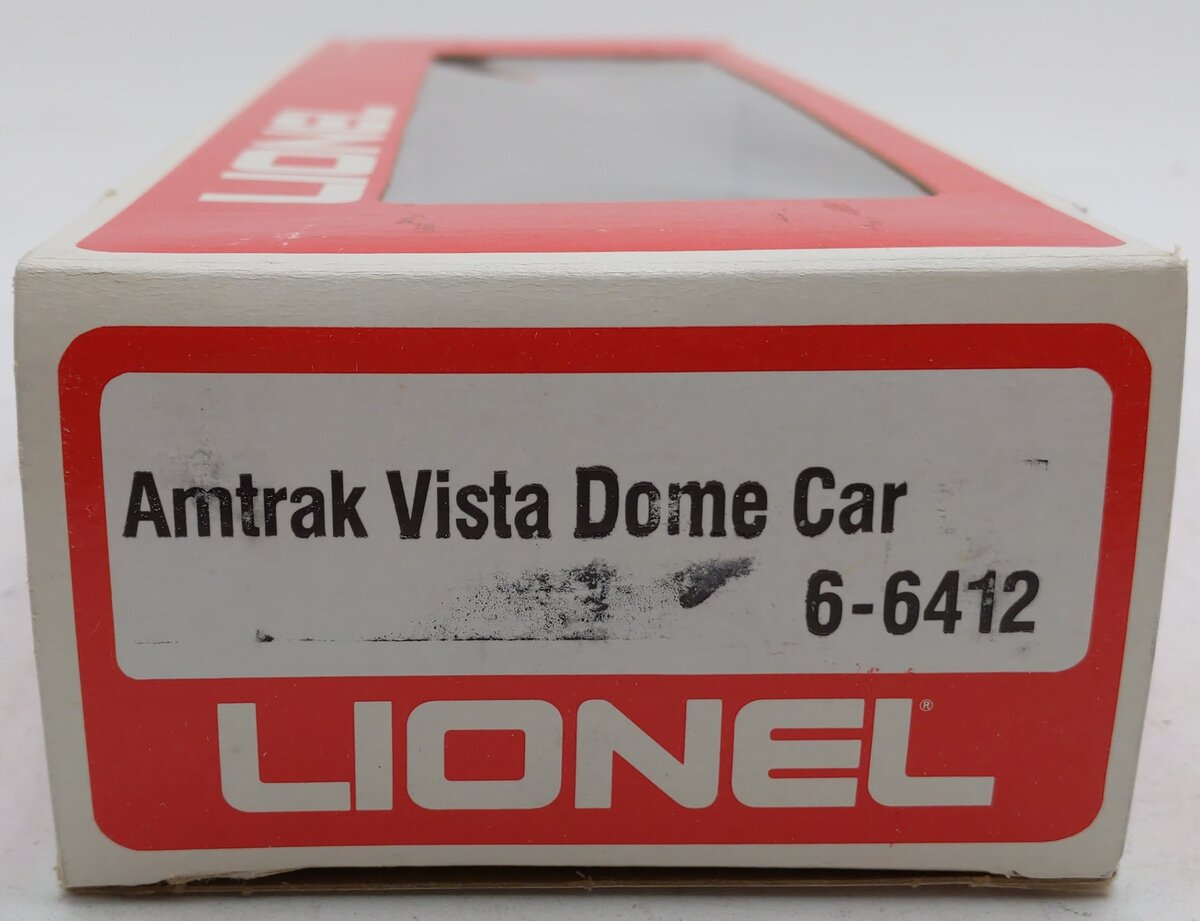 Lionel 6-6412 O Gauge Amtrak Vista Dome Passenger Car EX/Box