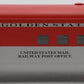 K-Line K4632-4301 O Gauge KCC Golden State Railway Post Office Baggage Car #4301 LN/Box