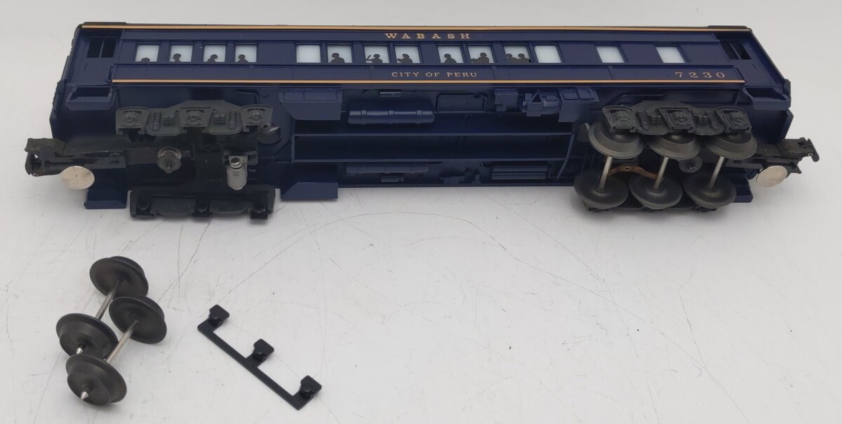 Lionel 6-7230 O Gauge Wabash "City of Peru" Passenger Car VG/Box