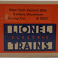Lionel 6-7207 O Gauge New York Central Dining Passenger Car #7207 EX/Box