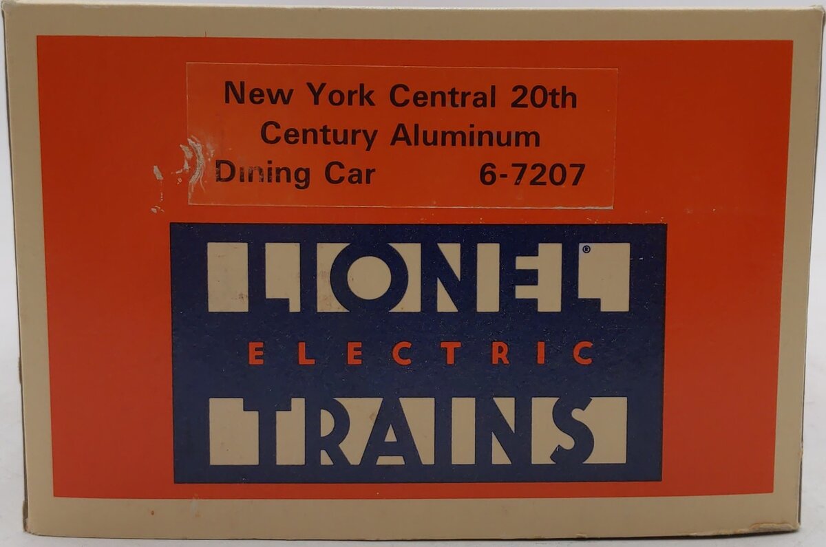 Lionel 6-7207 O Gauge New York Central Dining Passenger Car #7207 EX/Box
