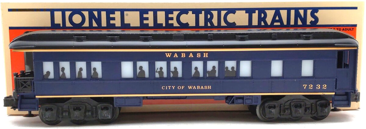 Lionel 6-7232 O Gauge Wabash "City of Wabash" Observation Car #7232 (FF #1) LN/Box