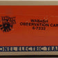 Lionel 6-7232 O Gauge Wabash "City of Wabash" Observation Car #7232 (FF #1) LN/Box