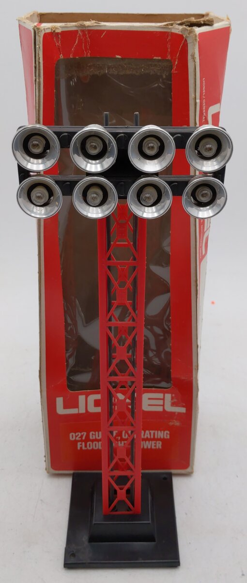 Lionel 6-2313 O Gauge Operating 8-Light Floodlight Tower EX/Box